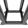 Стойка открытая телекоммуникационная EXEGATE EOR2-24U.1000.BLACK EX301162RUS